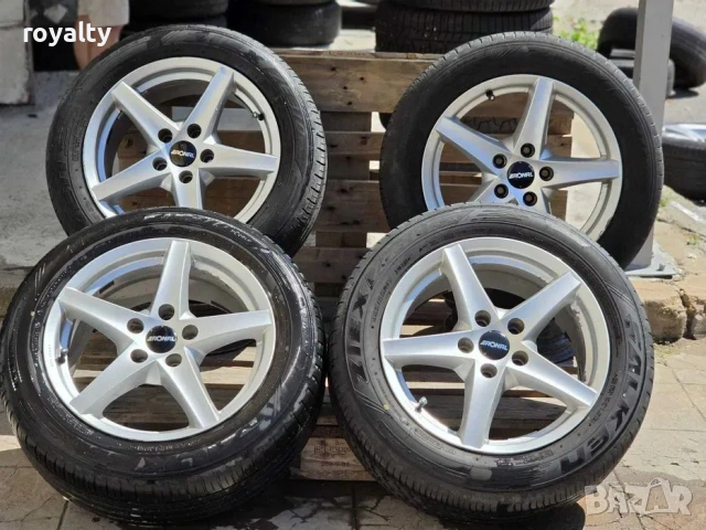 5х114.3 Джанти 17 Цола Мазда Киа Хонда Хуйндай Toyota 5x114.3 Kia Hyundai ет 42 J 8 , с втулка 67.1,, снимка 3 - Аксесоари и консумативи - 55010790