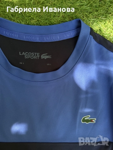 Мъжка тениска Lacoste Sport, снимка 2 - Тениски - 55463566