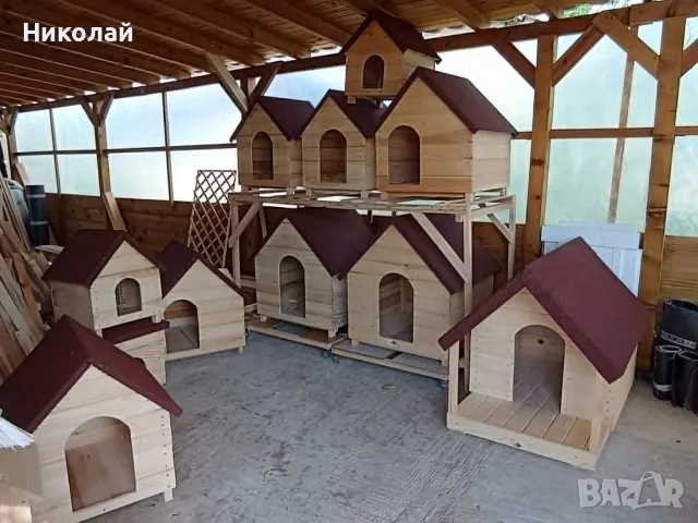 Дървени къщи за котки кучета къща за куче от дърво за малки средни и големи породи кучешка колиба