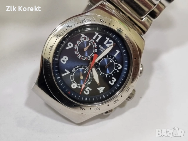 Часовник Swatch Irony Blue Maximus, снимка 11 - Мъжки - 54856385