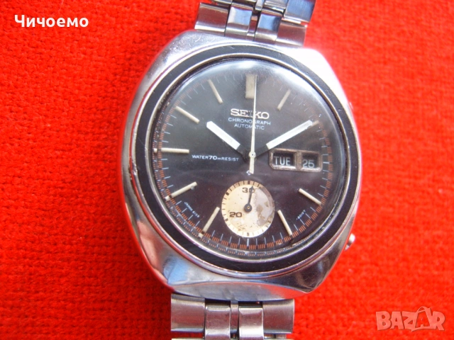 Vintage Seiko Chronograph 6139-8002 Оригинален мъжки часовник, снимка 4 - Антикварни и старинни предмети - 54044403