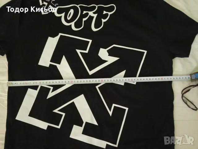 Тениска Main Label Off-White размер L, снимка 5 - Тениски - 55493103