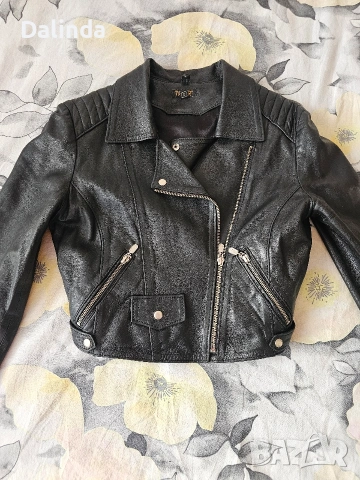 Късо якенце от естествена кожа , снимка 3 - Якета - 54353629