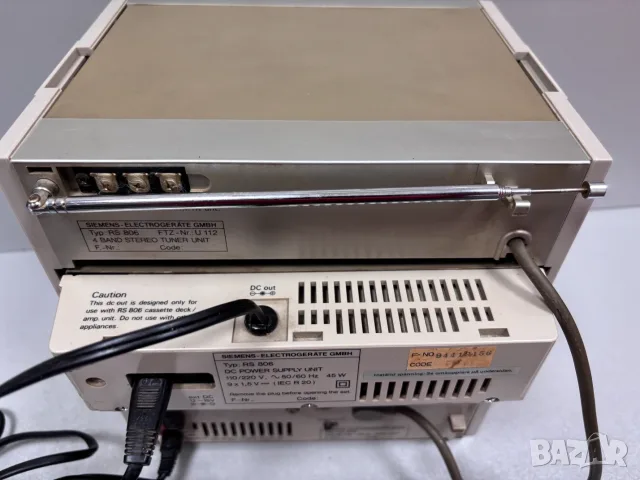 Легенда! Siemens Hifi-Portable RS 806, снимка 15 - Радиокасетофони, транзистори - 55340188