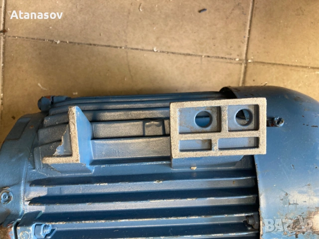 Трифазен електродвигател 1,1KW 1420об/мин, снимка 3 - Електродвигатели - 54664820