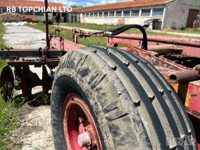 Дискова брана 2.20 м – нова хидравлика и гуми, снимка 2 - Селскостопанска техника - 54601996
