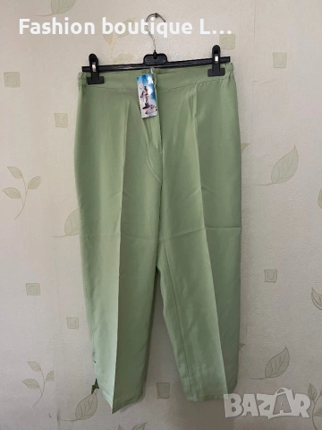 Нов дамски летен панталон в зелен цвят с дължина 3/4 💚 Налични размери XS , S , M 💚, снимка 5 - Панталони - 54728646
