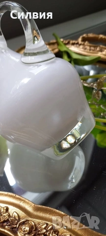 Малка ваза художествено стъкло , снимка 4 - Вази - 54272499