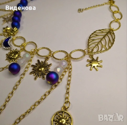 Чокър „Eclat de Lune" , снимка 3 - Бижутерийни комплекти - 55122536