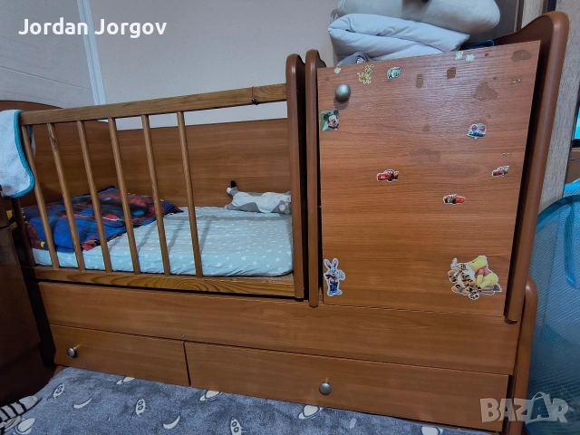 Детско легло с повивалник, снимка 2 - Бебешки легла и матраци - 55018269