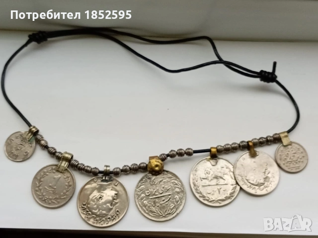 Vintage колие с арабски монети., снимка 6 - Колиета, медальони, синджири - 54721316