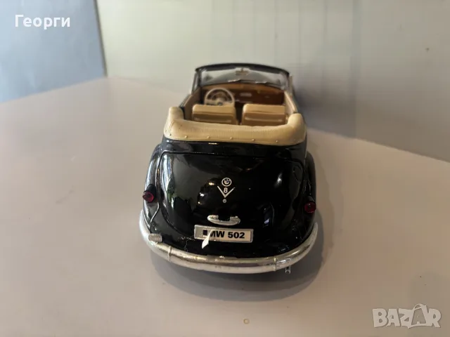 Метална количка 1:18 BMW 502 , снимка 6 - Колекции - 55540753