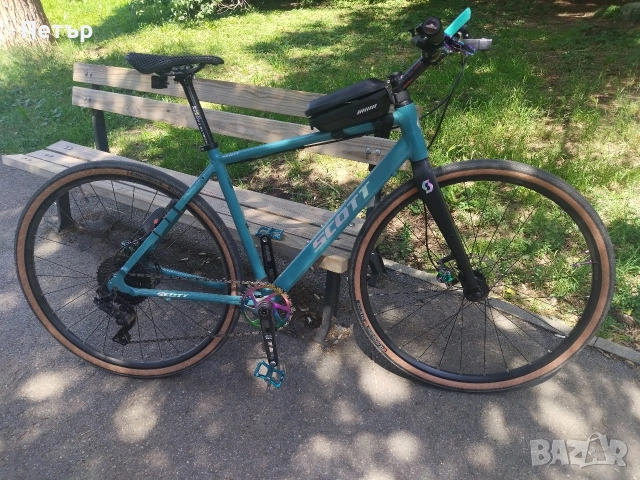 Decathlon GRVL 120 гравел велосипед с безчижни скорости 10kg, ъпгрейди, снимка 2 - Велосипеди - 51100584