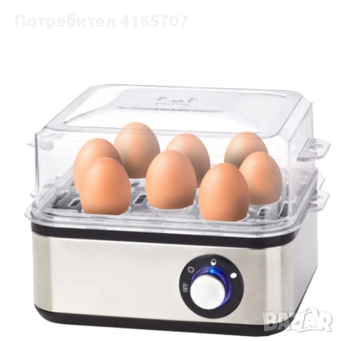 Електрически уред за варене на яйца - до 8 яйца – автоматично изключване и звуков сигнал - Перфектни