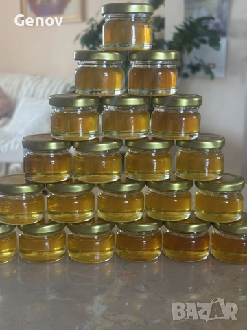Малки бурканчета с мед 25 мл., снимка 3 - Пчелни продукти - 55535894