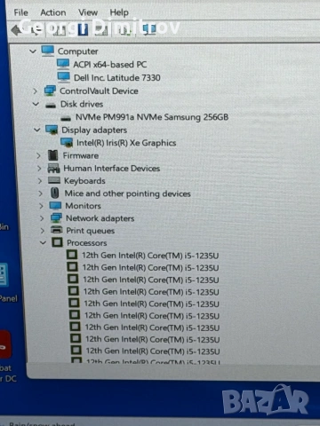 Dell Latitude 7330 i5-1235U/16RAM DDR4/NVMe Samsung 256GB/отличен, снимка 5 - Лаптопи за работа - 54982517