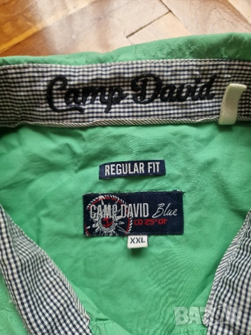 Страхотна мъжка риза CAMP DAVID размер 2XL, снимка 5 - Ризи - 54265092