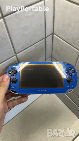 PS Vita PCH-1000 Sapphire Blue OLED, снимка 3 - PlayStation конзоли - 55639130