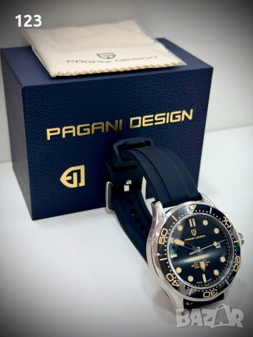 Pagani Design Automatic Watch Sapphire 100m Stainless Steel, снимка 2 - Мъжки - 53999137