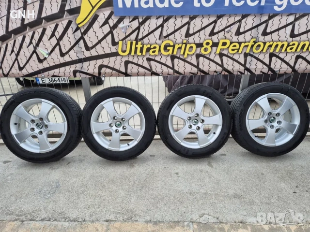 Джанти Skoda 16 цола , 5х112 , 6.5j ,et50 , 205/55/16 Audi Seat Vw