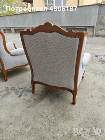 Фотьойли Луи XV, снимка 2 - Дивани и мека мебел - 54295235