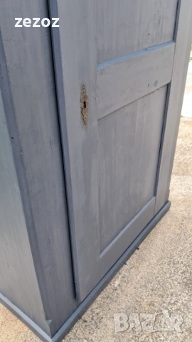 Антикварен гардероб масив, снимка 3 - Гардероби - 54145986