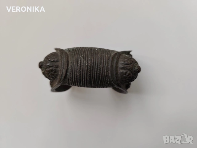 Възрожденска гривна Рогатка, снимка 4 - Антикварни и старинни предмети - 54282130