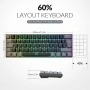 Rii RK802 Wireless Mechanical Keyboard – безжична механична gaming клавиатура с RGB и Red Switches, снимка 6