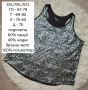 УНИКАЛЕН топ с пайети в цвят графит 3XL/4XL/5XL, снимка 2