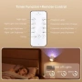 Нова стенна Безжична LED нощна лампа 2 в 1, магнитна ротация, димиране, 2200mAh, снимка 3