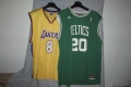 Баскетбол потник Kobe Bryant Коби Брайънт NBA Boston Celtics Адидас Ray Allen Бостън Селтик Champion, снимка 5