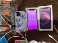 iPhone 12 mini purple лилав пълен комплект, снимка 1