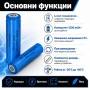Акумулаторна литиевойонна батерия 14500 1200mAh 3.7V презареждаща се за фенри прожектори лазери, снимка 2
