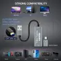 USB 3.0 HDMI Capture Card HU-02, 4K вход, 1080P@30Hz видео запис и стрийминг, снимка 2