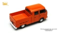 VW T2 DoKa Pritsche 1972 - мащаб 1:43 на ixo models моделът е нов в PVC дисплей-кейс, снимка 5