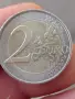 Рядка евро монета 2€. Словения, снимка 3