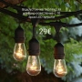 Водоустойчив гирлянд за външно осветление с 10 броя LED крушки, снимка 1