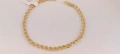 Нова-Златна гривна-2,30гр/14кр, снимка 5