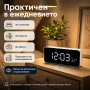 Луксозен електронен часовник с големи цифри дигитален с аларма, снимка 5
