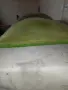 Ретро винтидж дървени столове със свалящи се меки седалки от плат и пружини, снимка 12