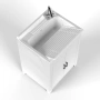 Пластмасов Шкаф с Мивка Adventa 60x50x85 см | Бял, за Двор, снимка 6