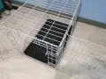 НОВА метална сгъваема клетка за куче 77x50x54см за транспорт и стационар, снимка 5