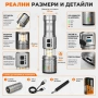 Мощен акумулаторен прожектор фенер YEMAO 1400 лумена 1000 м USB-C Power Bank къмпинг лампа и zoom, снимка 8
