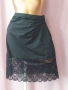 2XL Черна подплата/ пола / с дантела , снимка 1