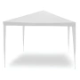 Градинска шатра тип "павилион", 3x3м, Водоустойчива, Прахово боядисана стомана, Бяла, снимка 5