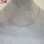 Синджир с 14К златно покритие 254611, снимка 3