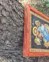 Ръчно изработена голяма икона на Христос Вседържител (45 х 34 см), снимка 3