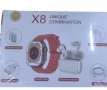 Смарт часовник X8 УUnique Combination, Bluetooth разговори, NFC, 2.02 IPS екран, IP67, снимка 8