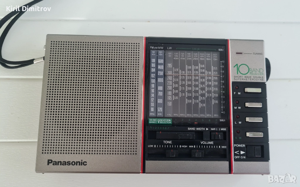 Panasonic RF-B50L – 10-обхватен портативен радио приемник, снимка 1