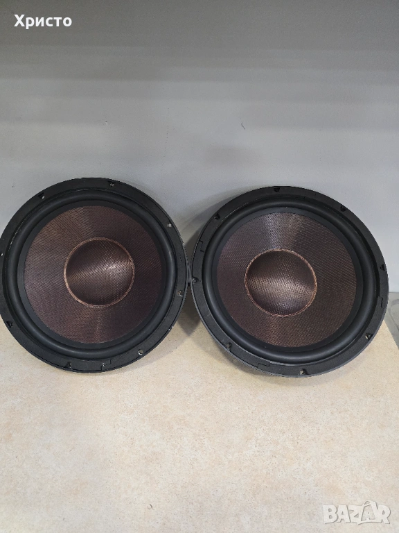 2 бр 12" нискочестотни 300мм баси, снимка 1